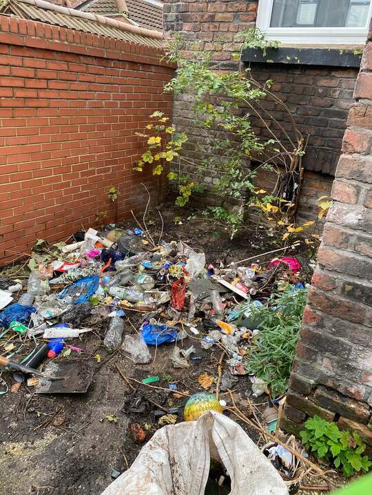 rubbish removal before